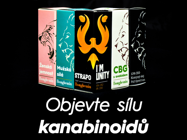 Konopné oleje od Bonghemia české produkce prémiové kvality. 